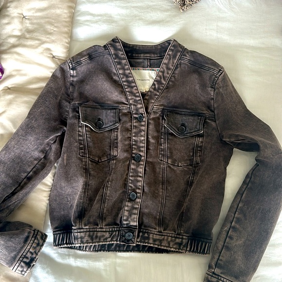 Anthropologie Cropped Denim Jacket - Picture 14 of 15